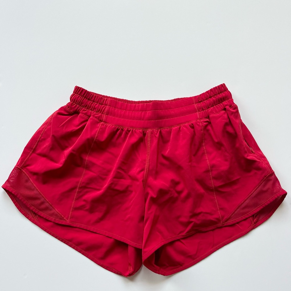 lululemon athletica Women's Athletic Shorts in Bright Red